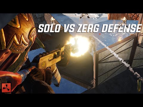 I SOLO DEFENDED AGAINST A 14 Man CHINESE ZERG IN RUST (Part 2/3)