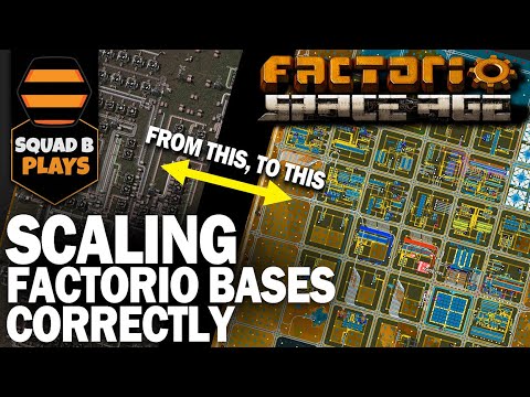 How to SCALE your FACTORIO BASE in SPACEAGE