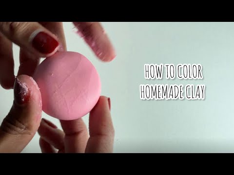 4 Easy Ways to Colour Homemade Cold Porcelain Clay (Air Dry) Soft Pastel Acrylic Mica Food Colour