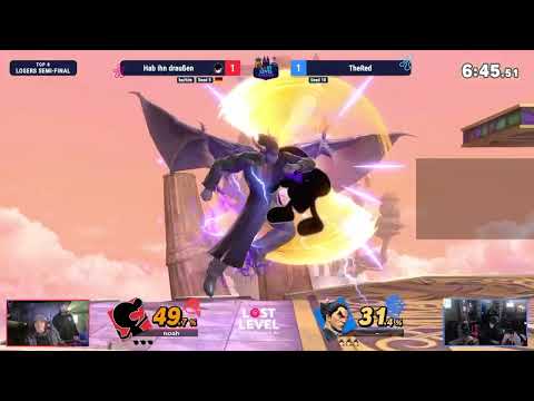 Lost Level Smash 4 - Losers Final Zenite (Mario) vs noah?! (Joker, GnW) Smash Ultimate - SSBU