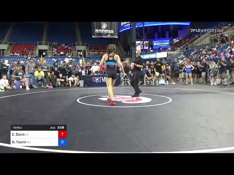 144 Lbs Round Of 16 - Caitlyn Davis, South Carolina Vs Nebi Tsarni, Maryland 481d