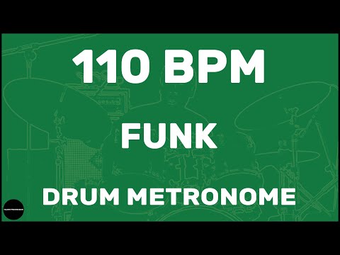 Funk | Drum Metronome Loop | 110 BPM