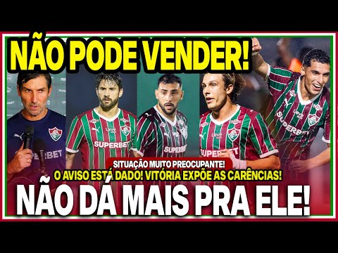 🔥COLOCOU O JOGO NO BOLSO! TEM QUE FICAR NO FLU!😡CHEGA! ALGUÉM PRECISA TOMAR UMA DECISÃO! NÃO DÁ MAIS