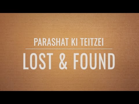 Parashat Ki Teitzei 5782: Lost and Found