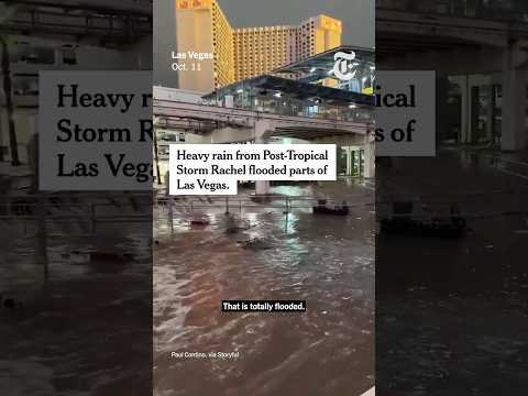 Storm Floods Parts of Las Vegas Strip