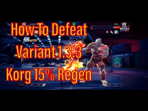 How to Defeat Variant 1 Korg | Marvel Contest Of Champions