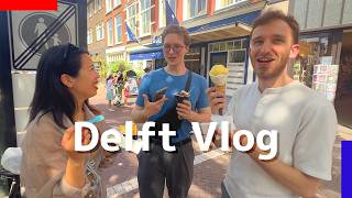 【デルフト観光】オランダ人の友達とDelftを満喫した半日!
