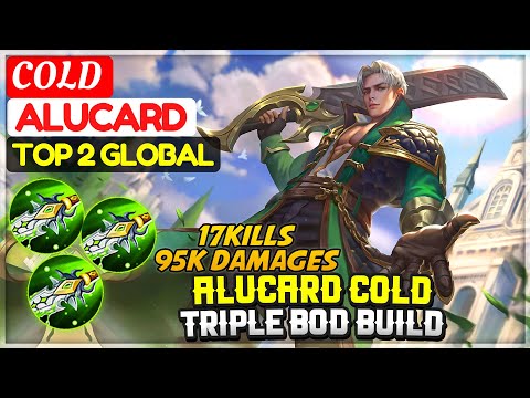 COLD ALUCARD TRIPLE BOD BUILD [ Top 2 Global Alucard ] COLD - Mobile Legends