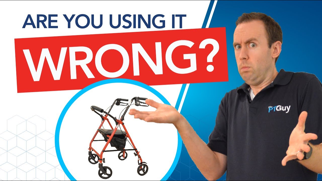 How to use a walker with a seat (Rollator)... the RIGHT way