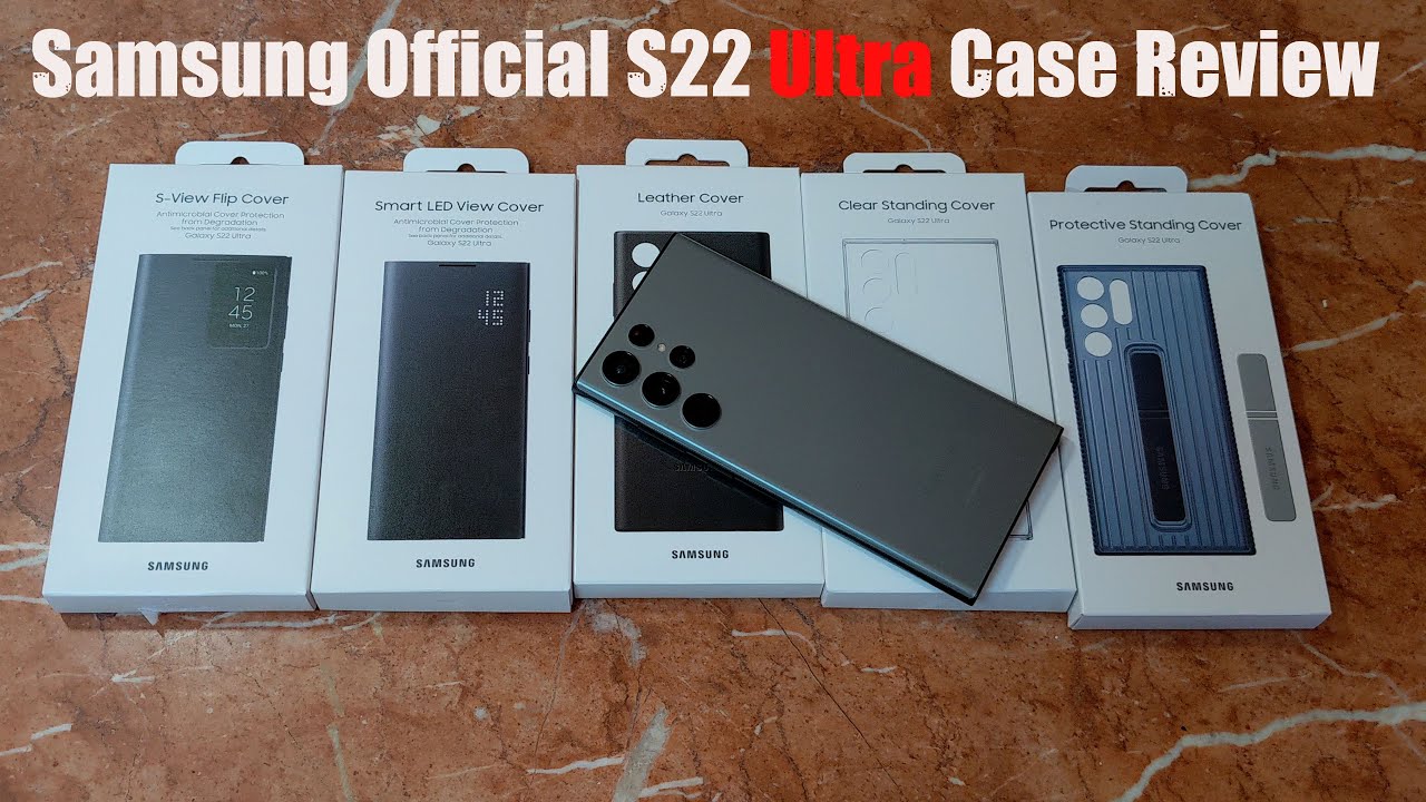 Samsung S22 Ultra Official Case Review : Best S22 Ultra Cases!
