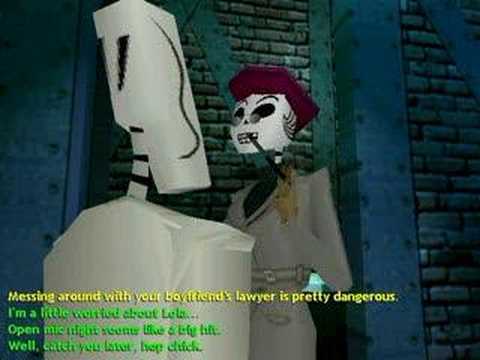 Grim Fandango: Visitng the Blue Casket