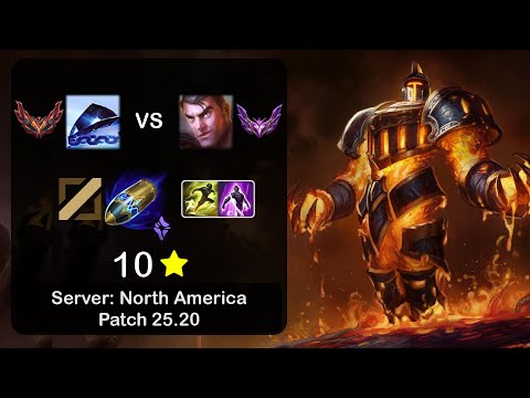 Xerath Mid vs Jayce - NA GrandMaster - Patch 25.20