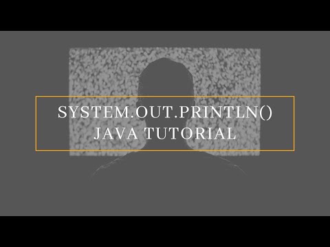 System Out Println Display Java Tutorial