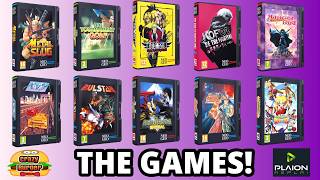 SNK & Plaion Replai NEO GEO AES Plus Console - ALL 10 Launch Games Played! (Emulated)
