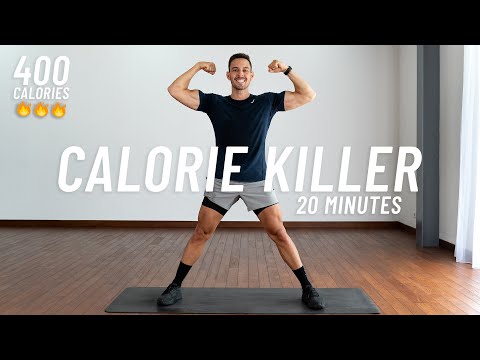 20 MIN CALORIE KILLER HIIT WORKOUT - Full body Cardio, No Equipment, No Repeat