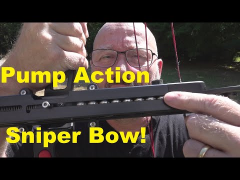 This bow, cooler than a slingshot? 11 fat steel balls! Wow.