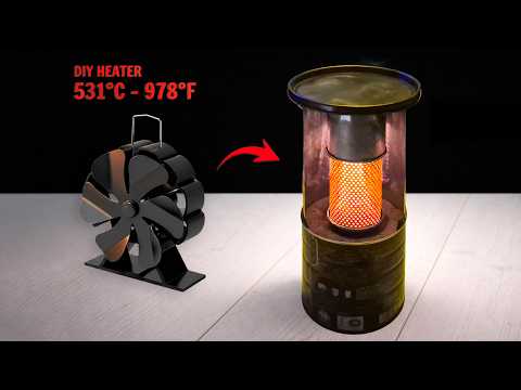 No Gas, No Electricity! DIY Emergency Infrared Heater! Instant Heat for Winter