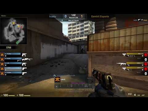 Fnatic Lekr0 4K DEAGLE vs Gambit Overpass @ StarSeries i-League Season 4