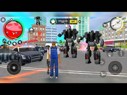 Vegas Crime Simulator 2 | GANGSTER POLICE ROBOT KILLER  | Android GamePlay