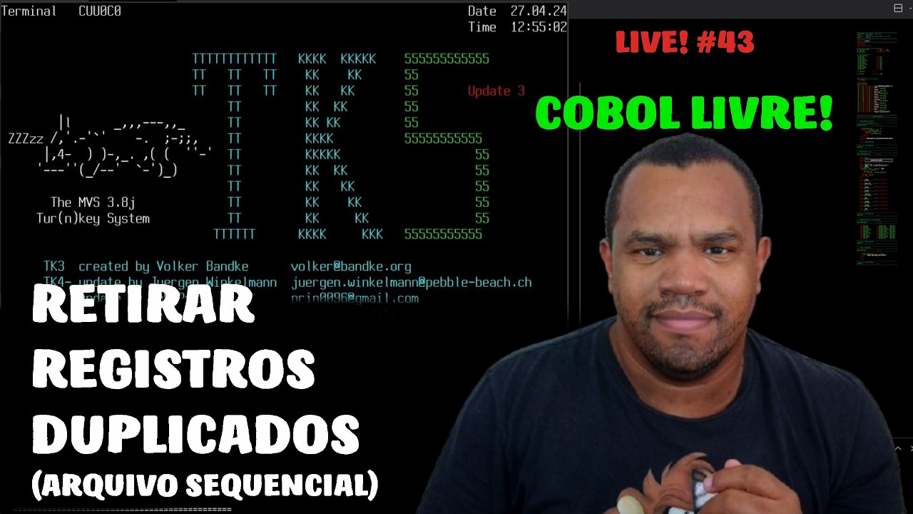 Última live COBOL Dicas