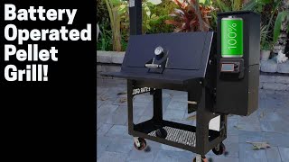 A Battery Operated Pellet Grill? | BBQ'd Pork But With Battery Power!