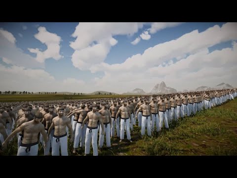 5,000 Chunk Norris vs 10,000 Spartans – The Most Insane UEBS Battle Ever!