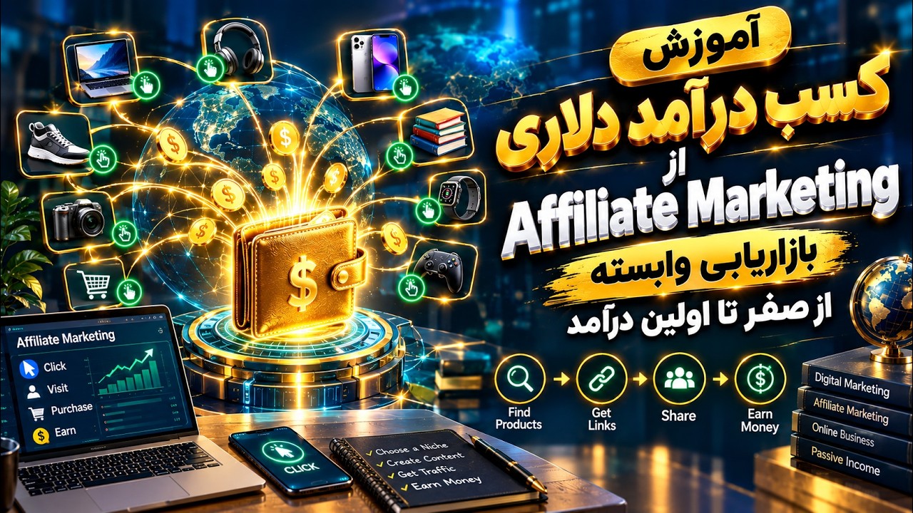 آموزش جامع کسب درآمد دلاری از بازاریابی وابسته (Affiliate Marketing)