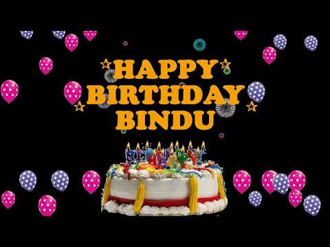 BINDU HAPPY BIRTHDAY TO YOU