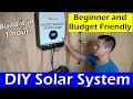 beginner and budget friendly diy solar power system anyone can build
this