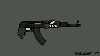 [DC2/AT2] AK-47 Single shot and mag drop (Test 2)