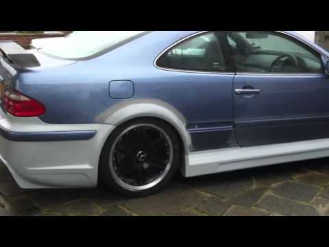 Mercedes clk 430 Prior-Design DTM style wide body kit ,build, and, v8
