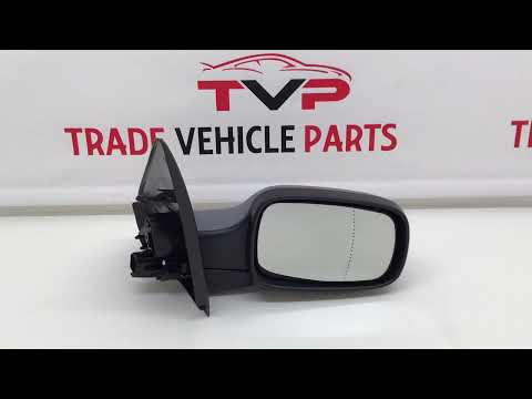 Fits Renault Megane 2003-2009 Door Wing Mirror Heated Electric Primed T/Sensor Driver Side video