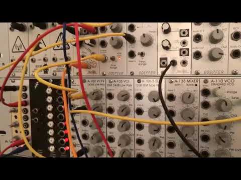 modular DIY sequencer makenoise STO optmix doepfer A-102