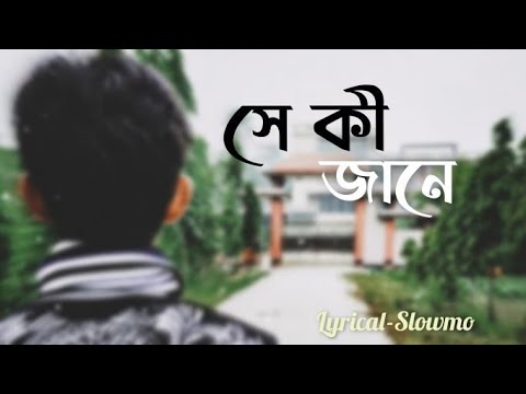 SHEY KI JANE ( সে কী জানে ) Lyrical || Bangla Song || Junayed || Tanveer Evan || Lyrical Slowmo
