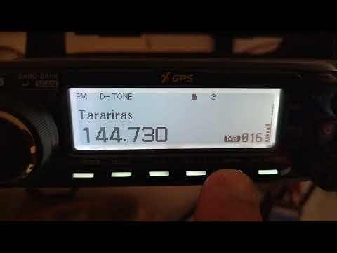 1 nov 2025 - CX7FH y LU7AXV vía Rep. Tarariras (Colonia) 145.330 Mhz - escuhados desde Montevideo.