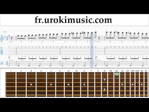 Cours de Guitare Rihanna Sledgehammer Partie#1 Partitions Mélodie Сhansons Tuto Comment Jouer Tab