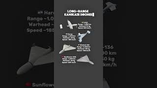 Top 4 Long-Range Kamikaze Drones in the World 🔥