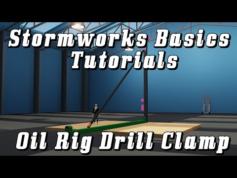 Stormworks Basics: Oil Rig Drill Clamp Tutorial #stormworks