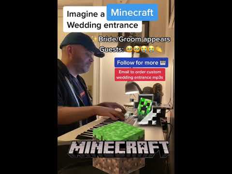 Dry Hands (Minecraft) & River Flows In You wedding entrance on piano