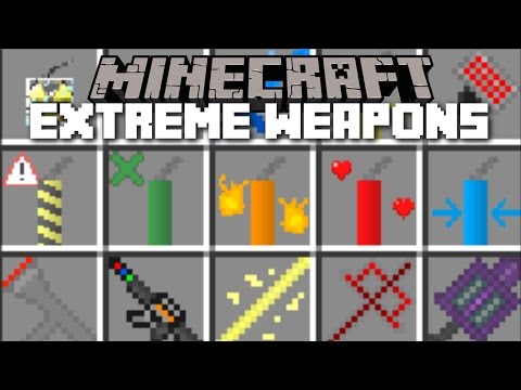 Minecraft OVERPOWERED EXPLOSIVES AND WEAPONS MOD / INSTANT HEALING!! Minecraft