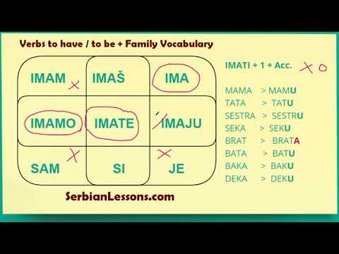 Super Easy Serbian - Family, Lesson 10
