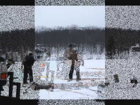 pulling a truck out of the ice in 52 feet of water