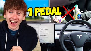 Testing Tesla Stopping Modes (I NEVER Use the Brake Pedal!)