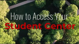 Access Your Student Center