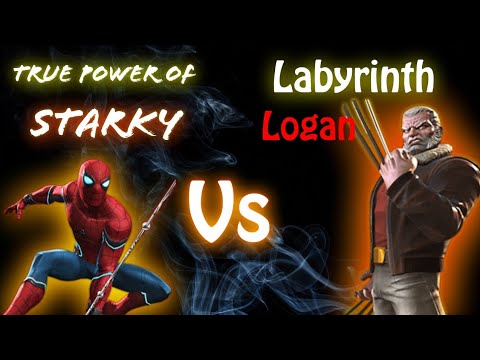 Rank 5/65 Spider man (Stark Enhanced) Vs.Labyrinth Ex. Old Man Logan -Marvel Contest of Champions
