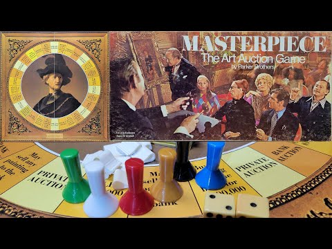 Board Game Archaeology #62 Masterpiece (1970) Parker Brothers
