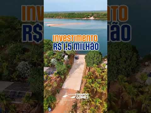 A obra das rampas de acesso ao Rio Tocantins, em Peixe, é realidade!