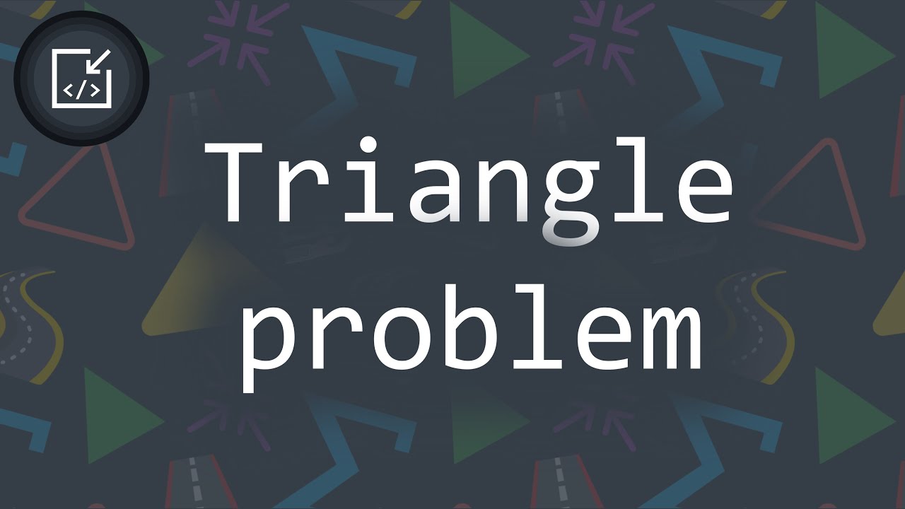 An interesting dynamic programming problem (Triangle problem) - Inside code