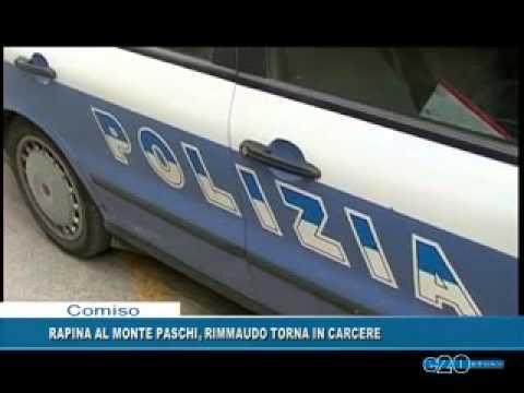 RAPINA AL MONTE PASCHI, RIMMAUDO TORNA IN CARCERE