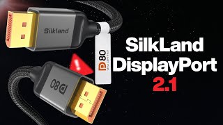 Silkland 80Gbps DisplayPort 2.1 S1334 Cable Review: 16K Future-Proof or Overkill?